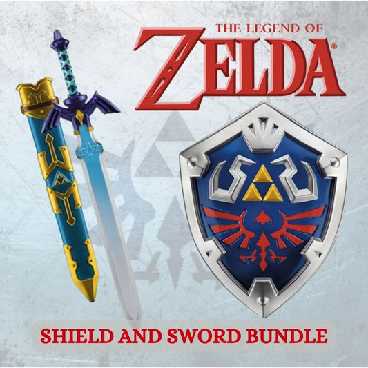 Legend of Zelda - Link Cosplay - Hyrule Shield & Master Sword - Free Shipping!