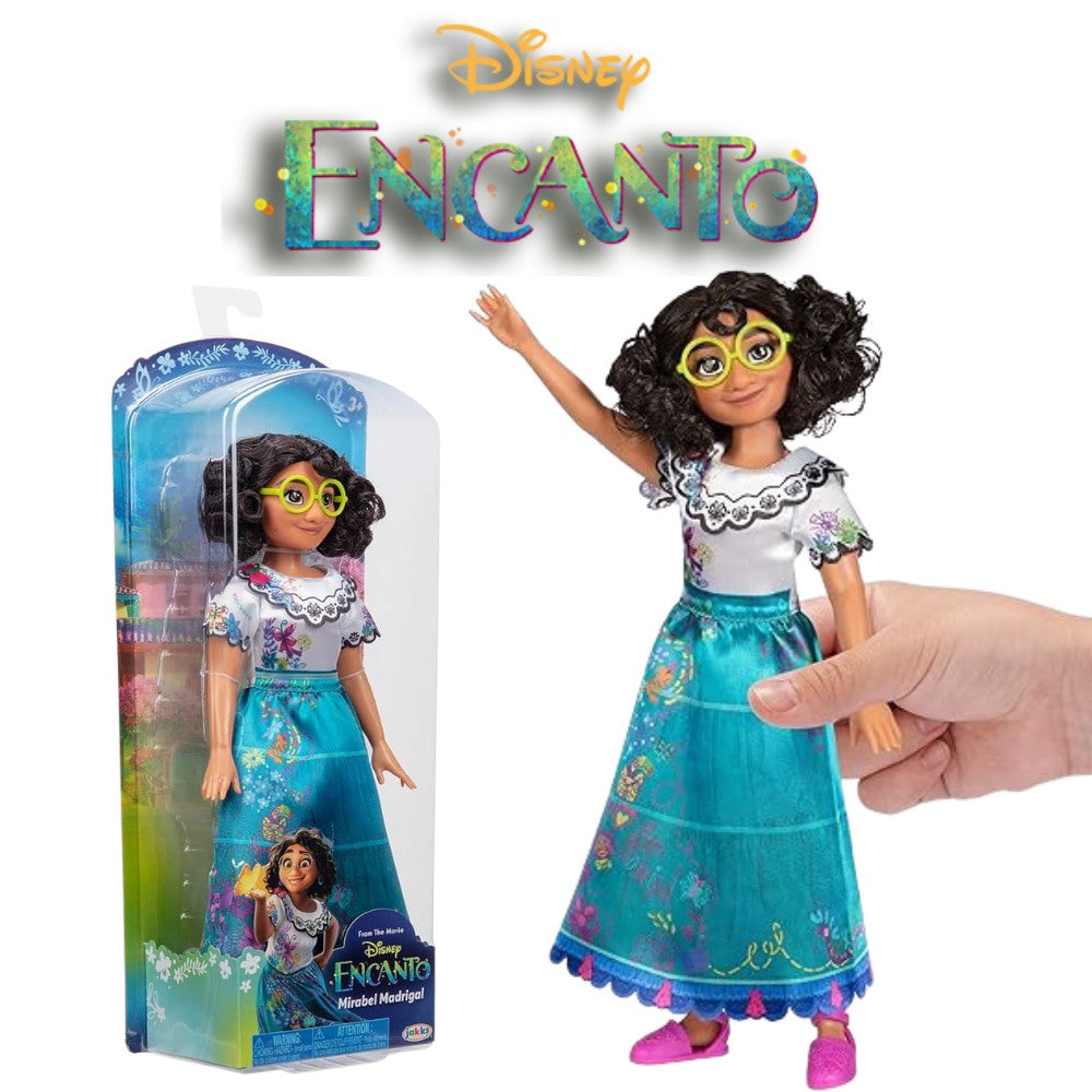 Disney Encanto Mirabel Fashion Doll with Dress, Shoes & Glasses