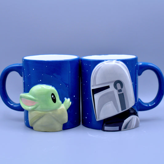 Star Wars: The Mandalorian 3D Ceramic Mug Set