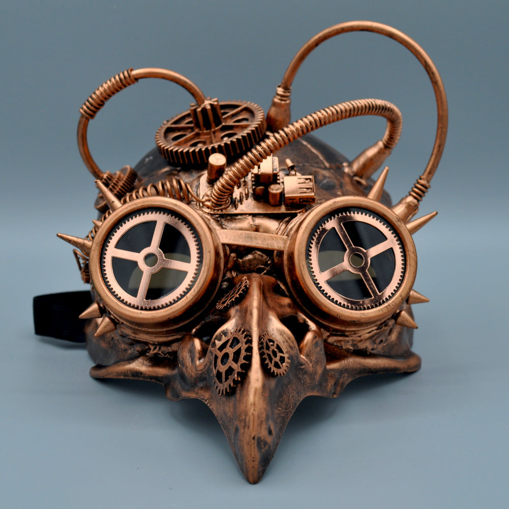 Mechanical Plague Doctor with Long Nose Mask - Steam Punk