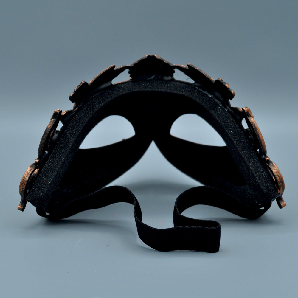 STEAMPUNK - VENETIAN ROYAL MASQUERADE BALL MASK - COPPER