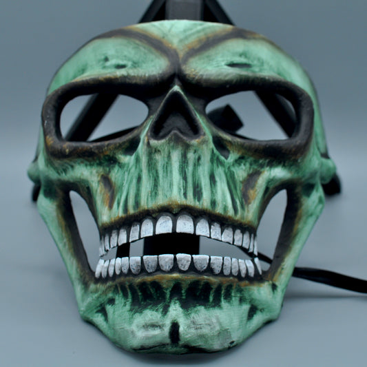 Green Skull Unisex Mask