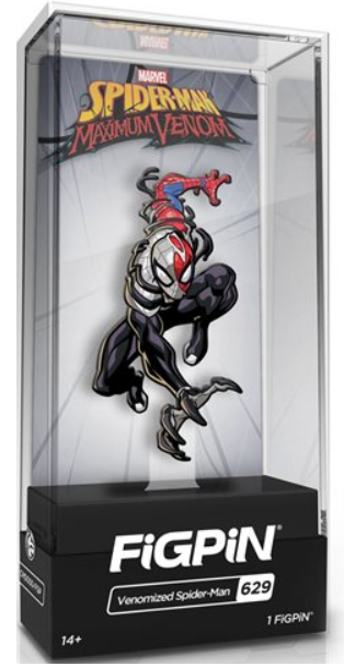 Maximum Venom Venomized Spider-Man FiGPiN Enamel Pin