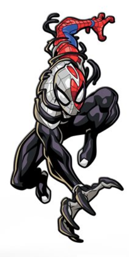 Maximum Venom Venomized Spider-Man FiGPiN Enamel Pin