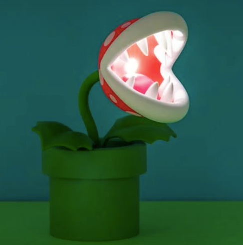 Super Mario Piranha Plant Poseable Lamp