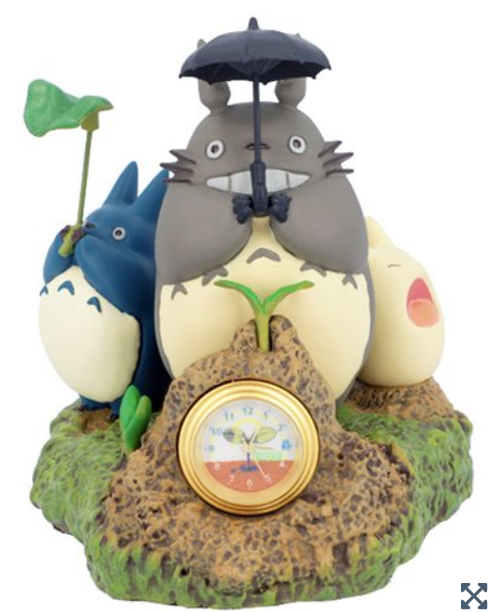 My Neighbor Totoro Dondoko Dance Statue Desk Clock