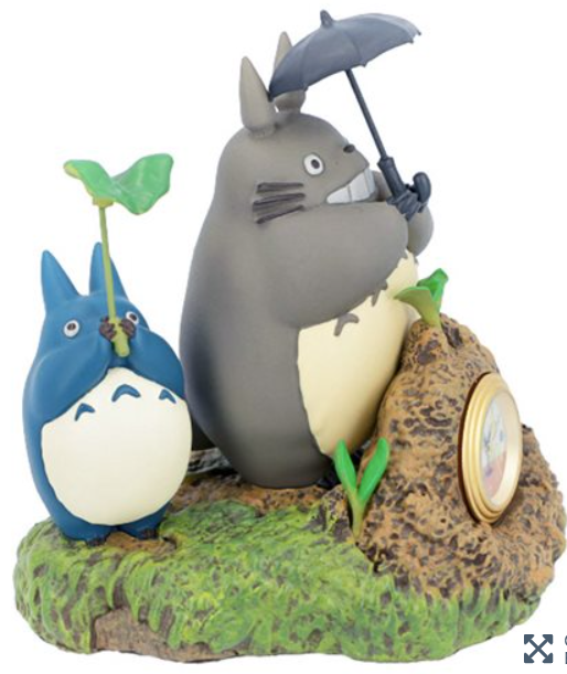 My Neighbor Totoro Dondoko Dance Statue Desk Clock