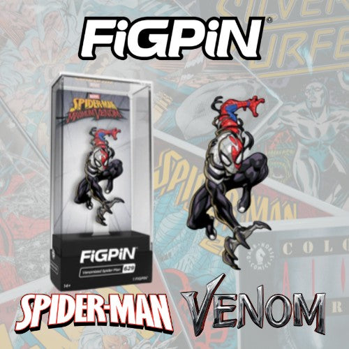 Maximum Venom Venomized Spider-Man FiGPiN Enamel Pin