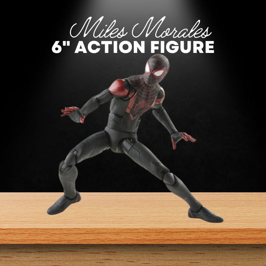 Introducing the 6" Miles Morales action figure. Highly adjustable