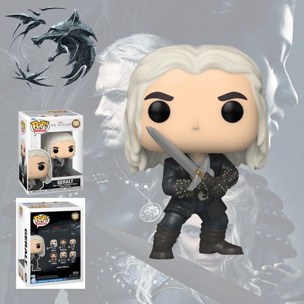 The Witcher Season 3 Geralt with Sword Funko Pop! Vinyl Figure #1385