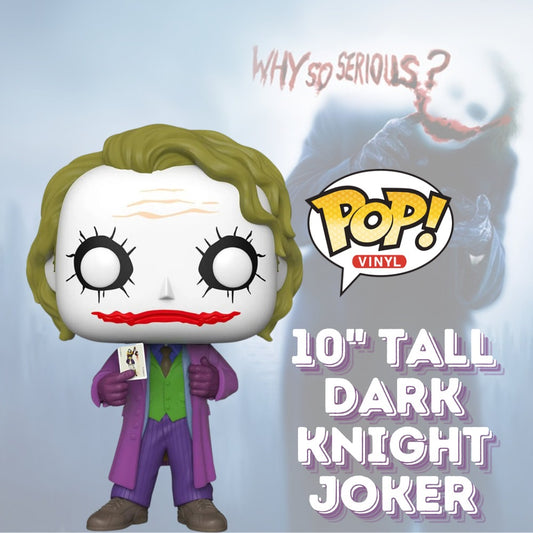 The Dark Knight Joker 10-Inch Funko Pop! Vinyl Figure #334