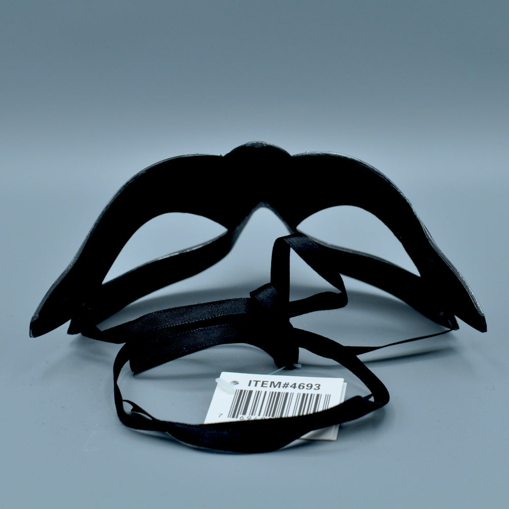 VENETIAN METALLIC MASQUERADE BALL MASK - SILVER